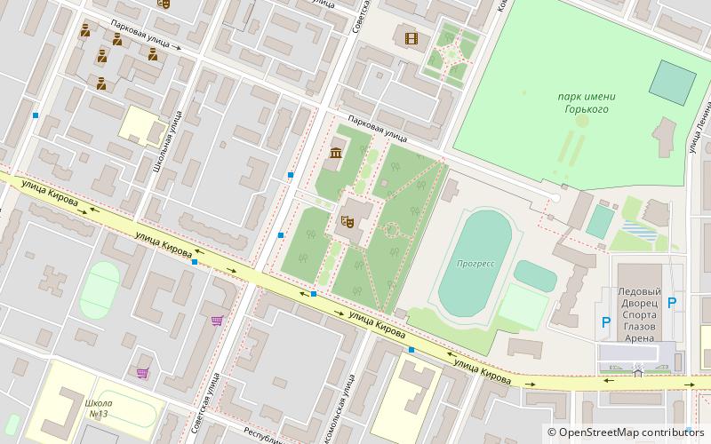 okc rossia glazov location map