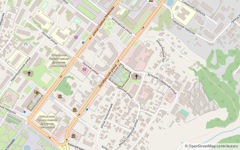 skver imeni f m dostoevskogo tobolsk location map