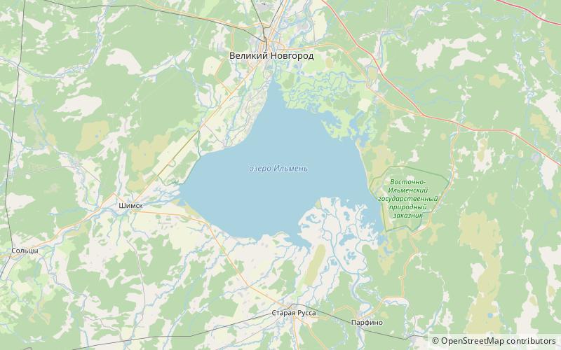 Lake Ilmen location map