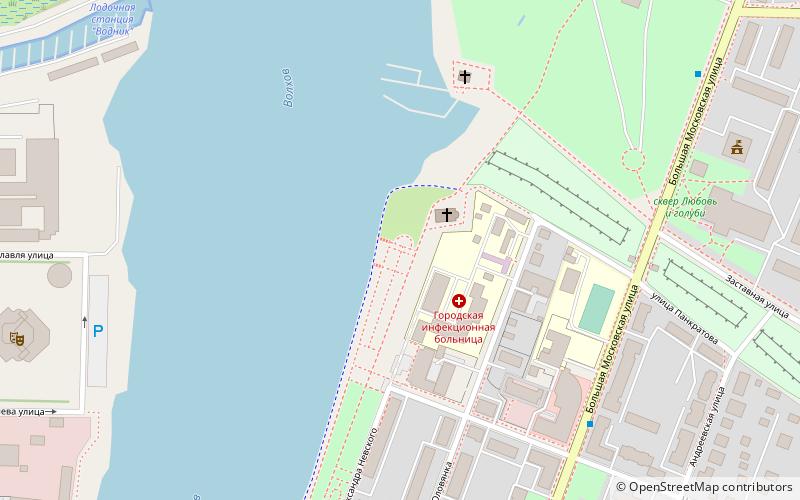Aleksandr Nevsky Monument location map
