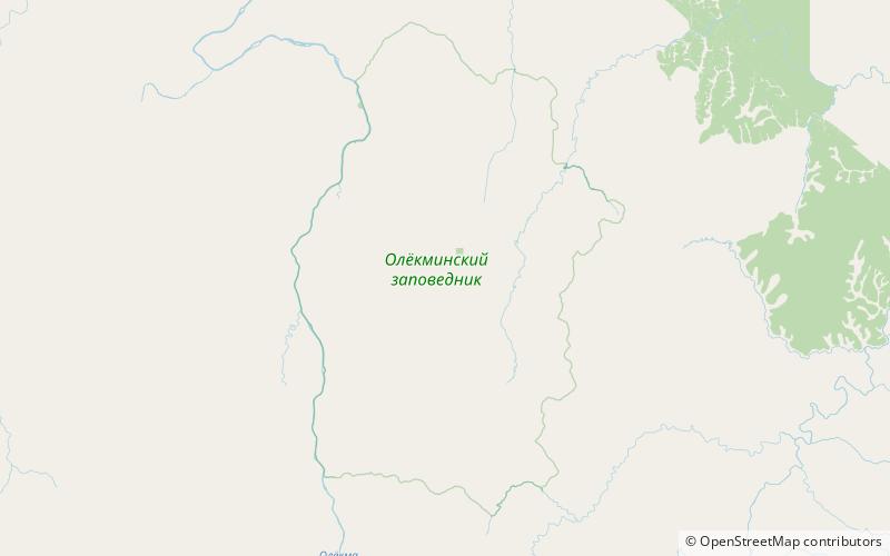 Oljokminski Sapowednik location map