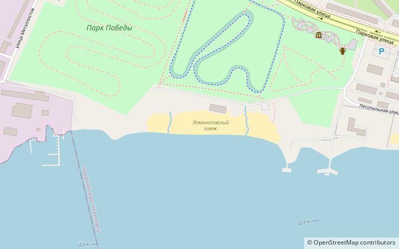 Lomonosovskij plaz location map