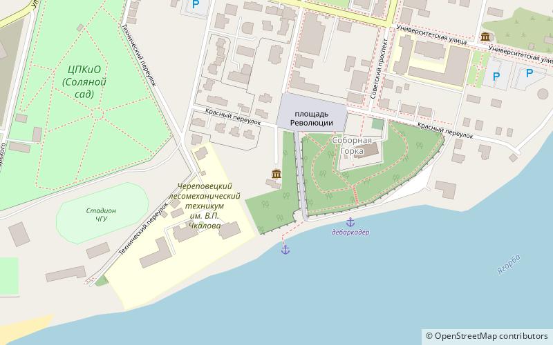 dom muzej milutina cherepovets location map