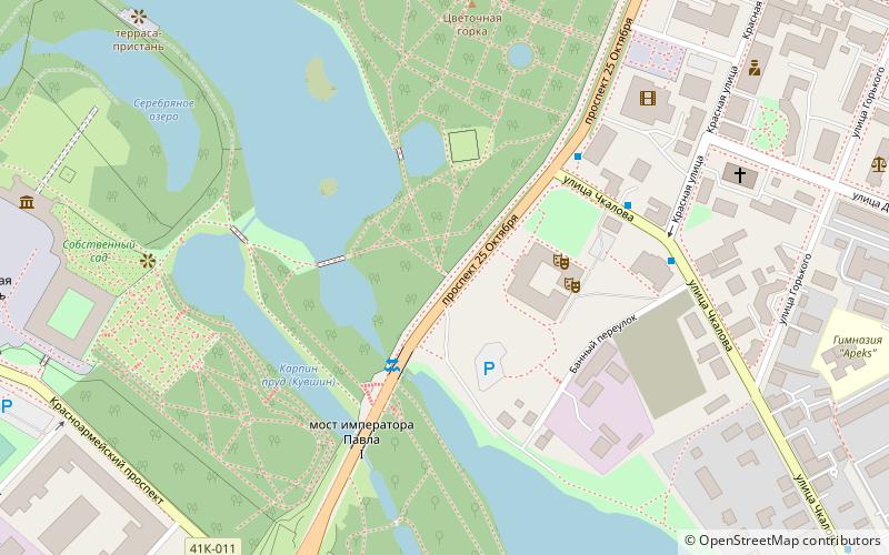 Admiraltejskie vorota location map