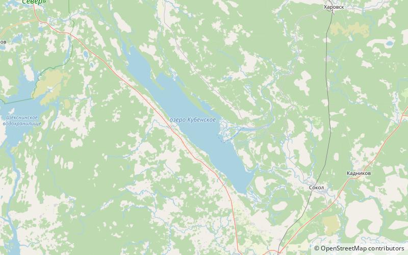 Lake Kubenskoye location map