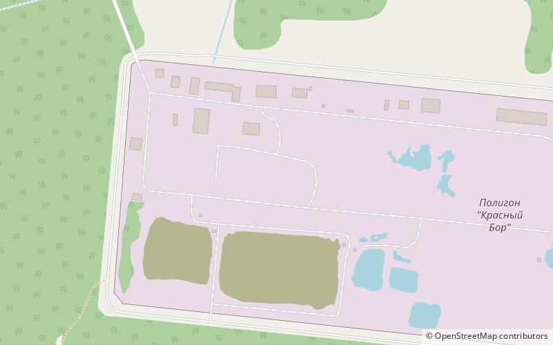 Krasnyi Bor dump site location map
