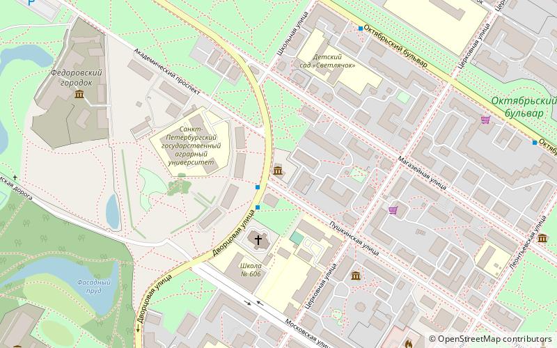 memorialnyj muzej daca a s puskina pushkin location map