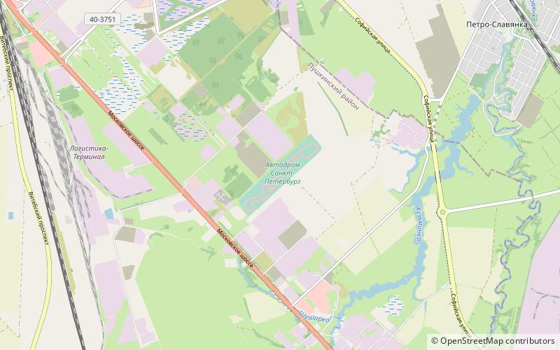 autodrom saint petersburg saint petersbourg location map