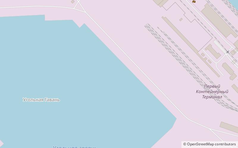 Great Port of Saint Petersburg location map