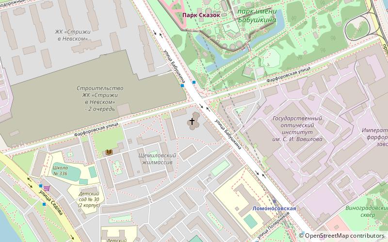 Église du Sacré-Cœur de Saint-Pétersbourg location map