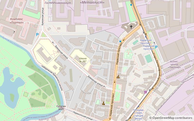 Christliche Universität Sankt Petersburg location map