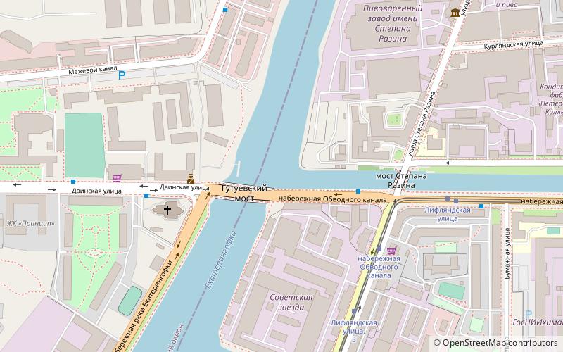 Canal Obvodny location map