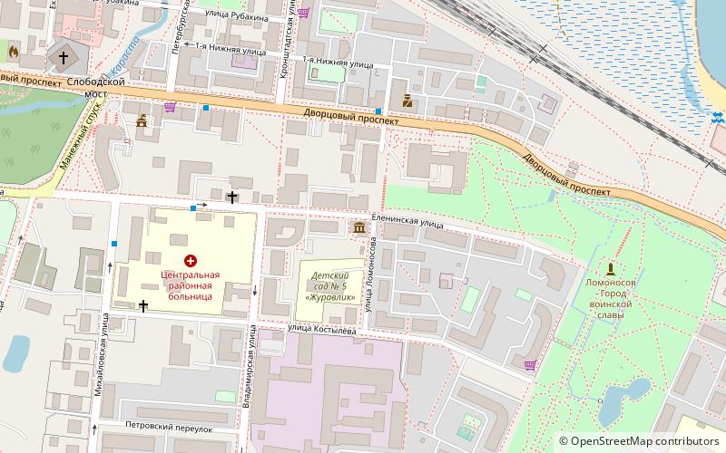 kraevedceskij muzej g lomonosova saint petersburg location map
