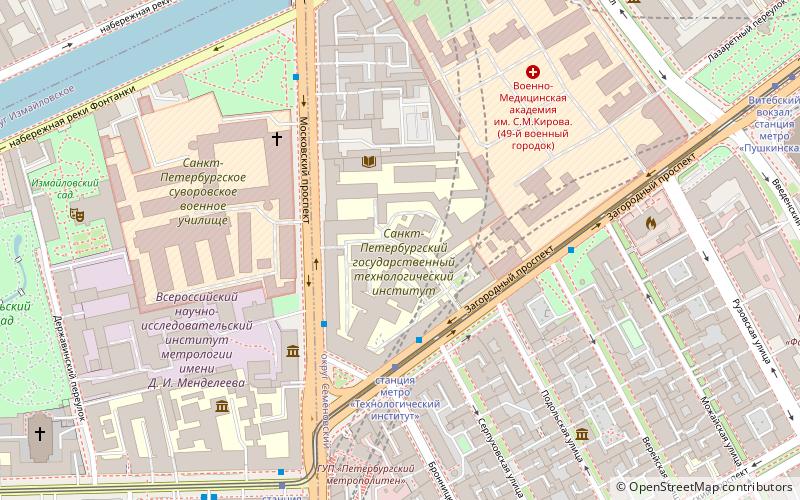 Petersburski Państwowy Instytut Technologiczny location map