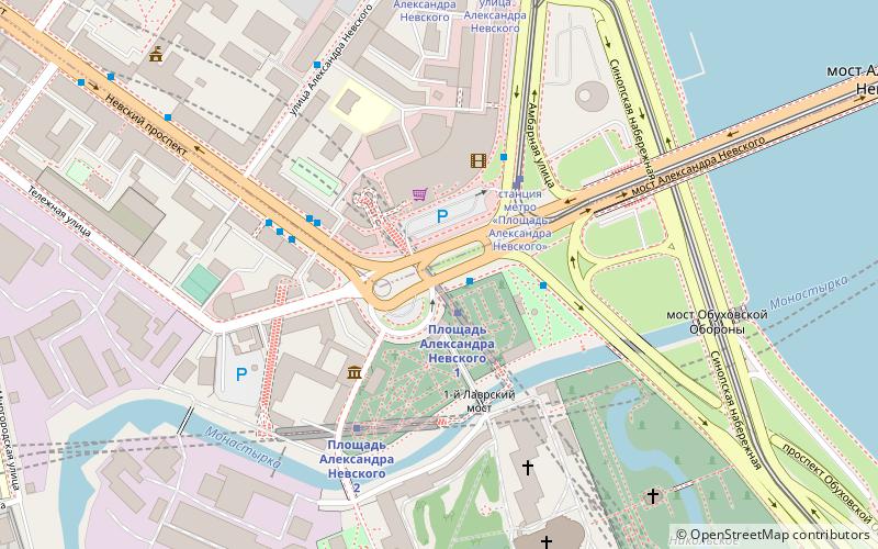 Alexander Nevsky Square location map