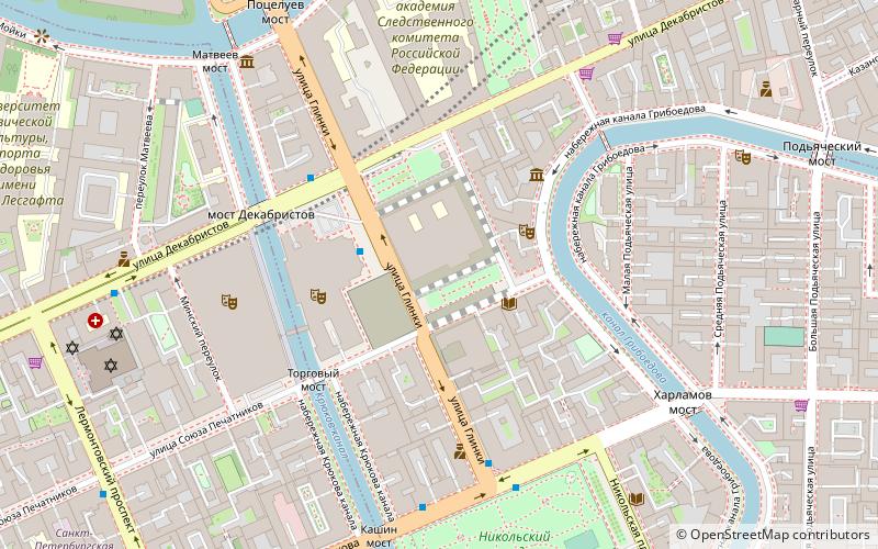 Saint Petersburg Conservatory location map