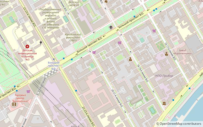 municipal okrug 7 san petersburgo location map