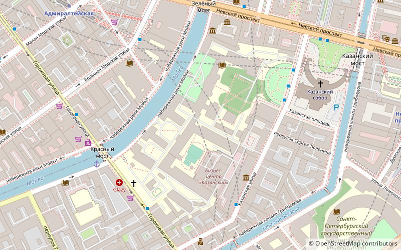 Staatliche Pädagogische Herzen Universität St. Petersburg location map