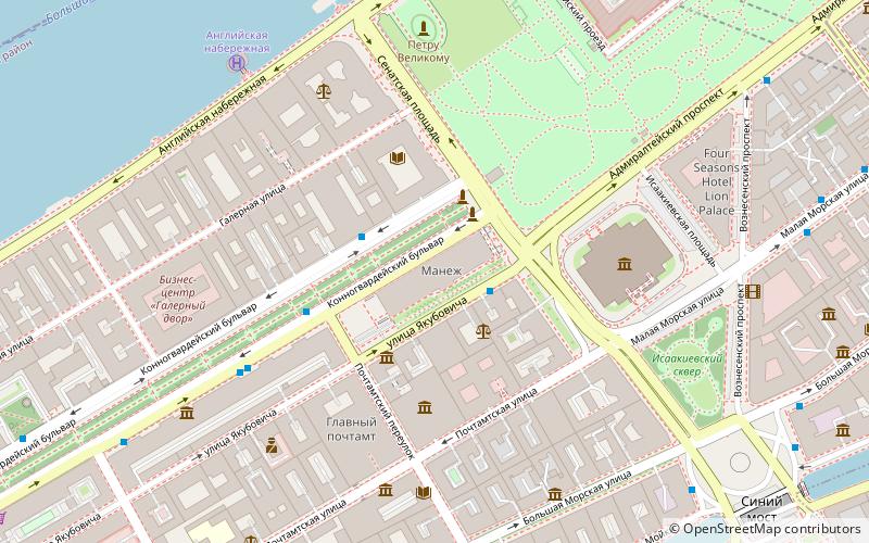 Manège de Saint-Pétersbourg location map