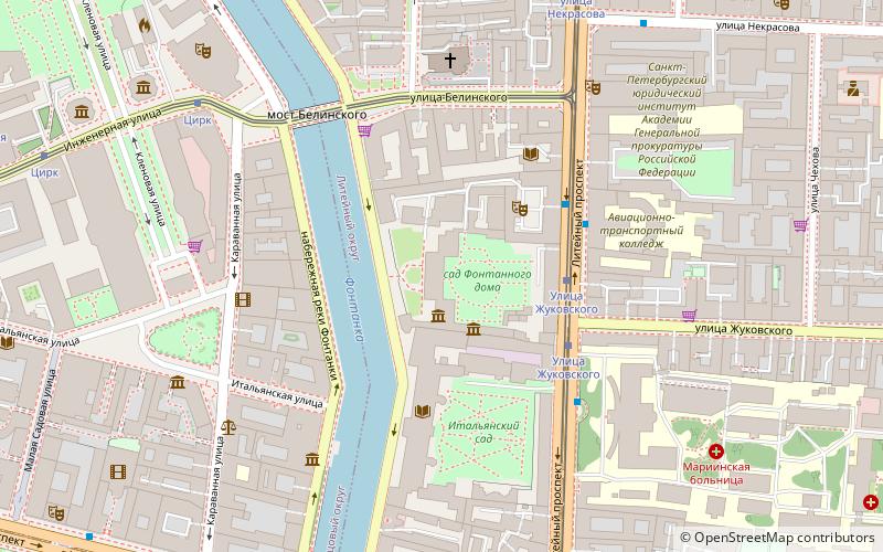 Scheremetew-Palais location map