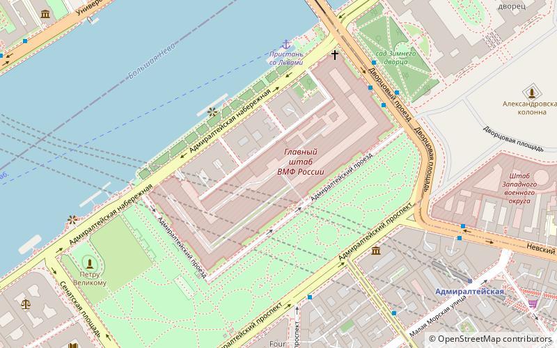 Almirantazgo de San Petersburgo location map