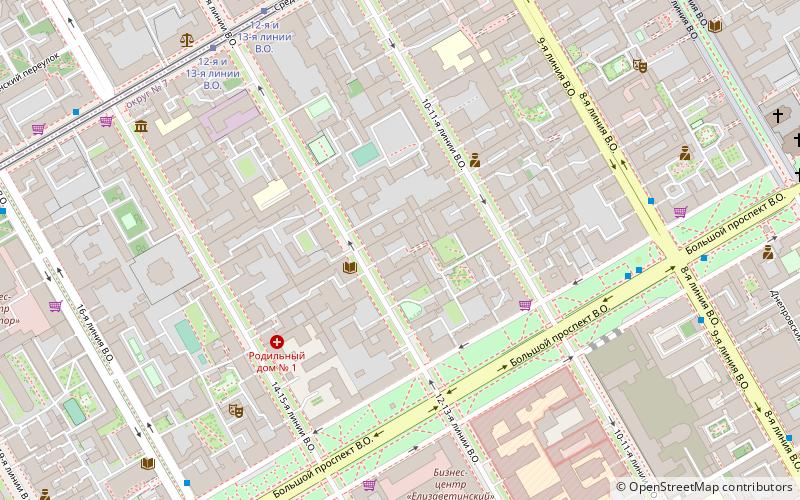 St. Petersburg State Institute of Psychology and Social Work location map