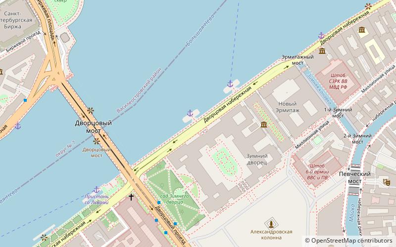 Palace Embankment location map