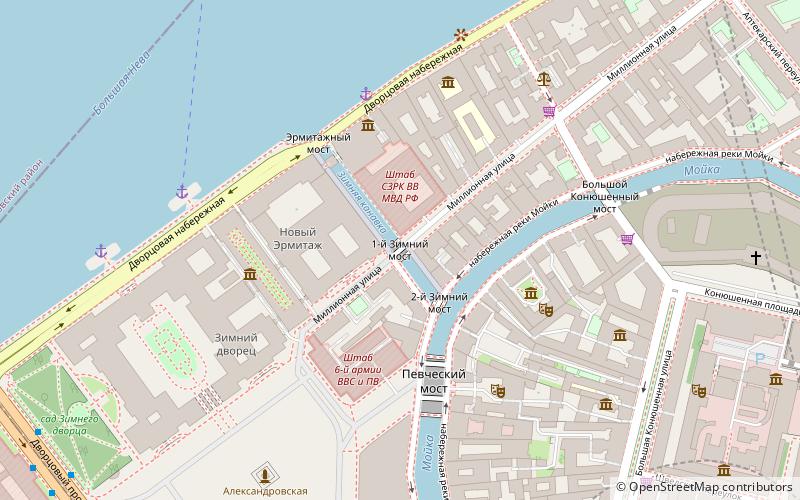 First Winter Bridge location map