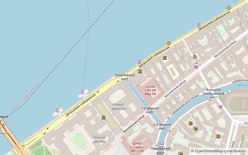 Hermitage Bridge location map