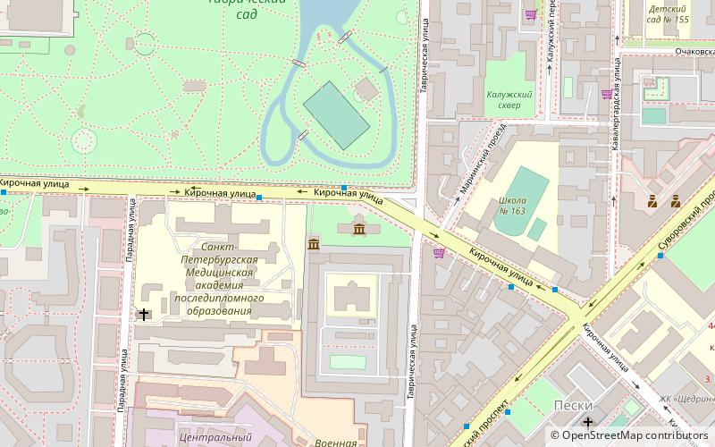 Suvorov Museum location map