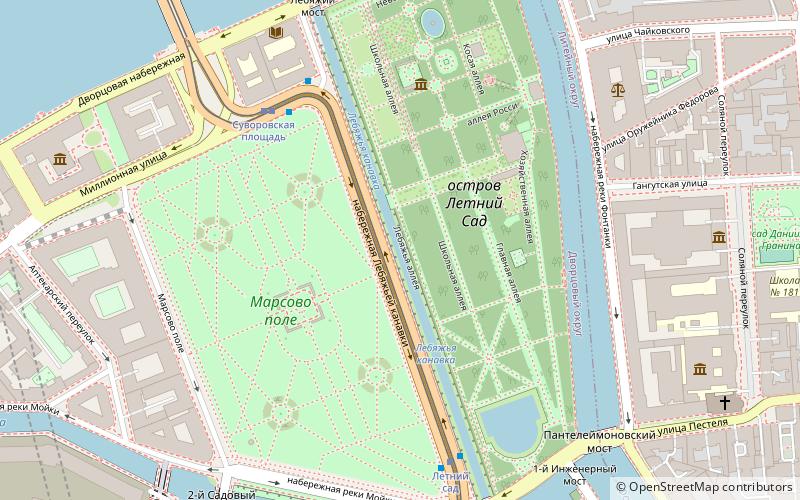 Swan Canal location map