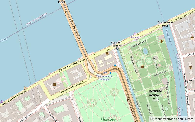 Palais Saltykov location map