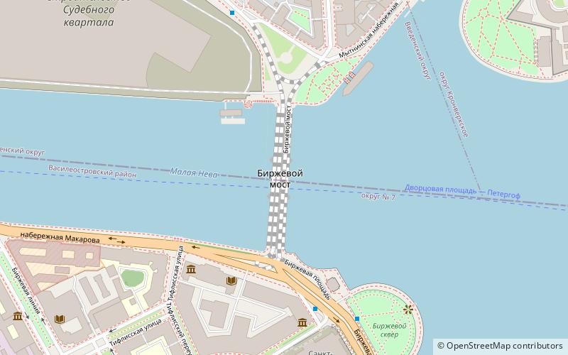 Exchange Bridge location map
