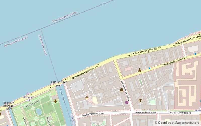 Kutuzov Embankment location map