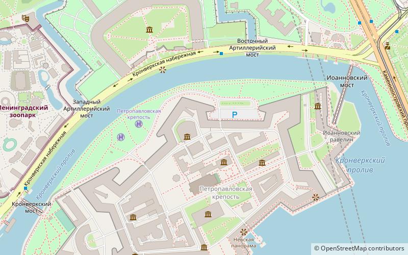 Kronwerk-Kanal location map