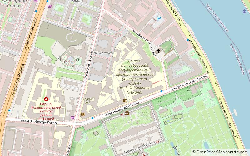 Saint Petersburg Electrotechnical University location map