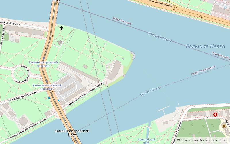 Kamenny Island Palace location map
