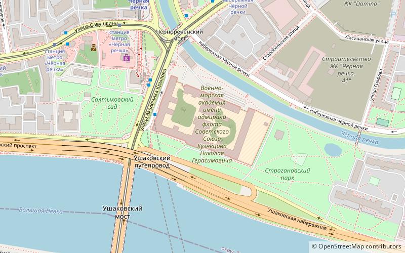 Académie navale de Saint-Pétersbourg location map