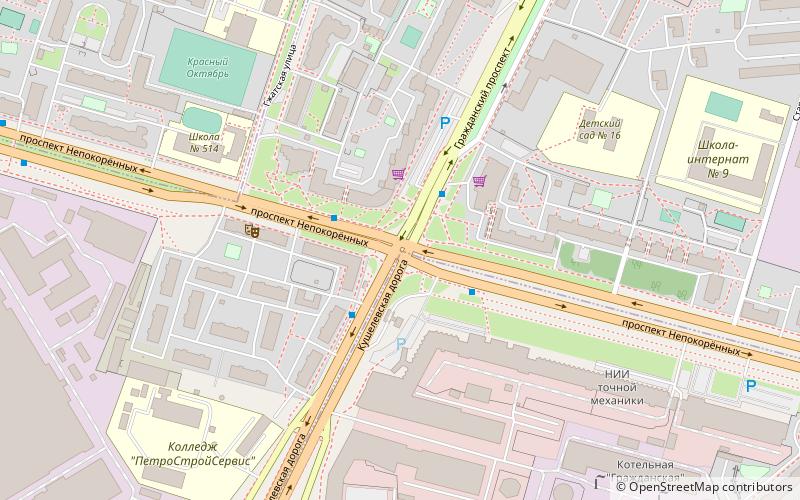 Prospekt Nepokoryonnykh location map