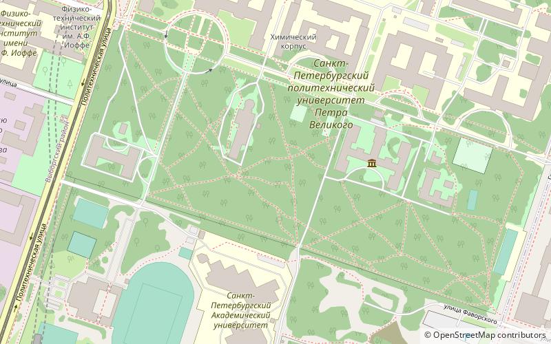 Peter the Great St. Petersburg Polytechnic University location map