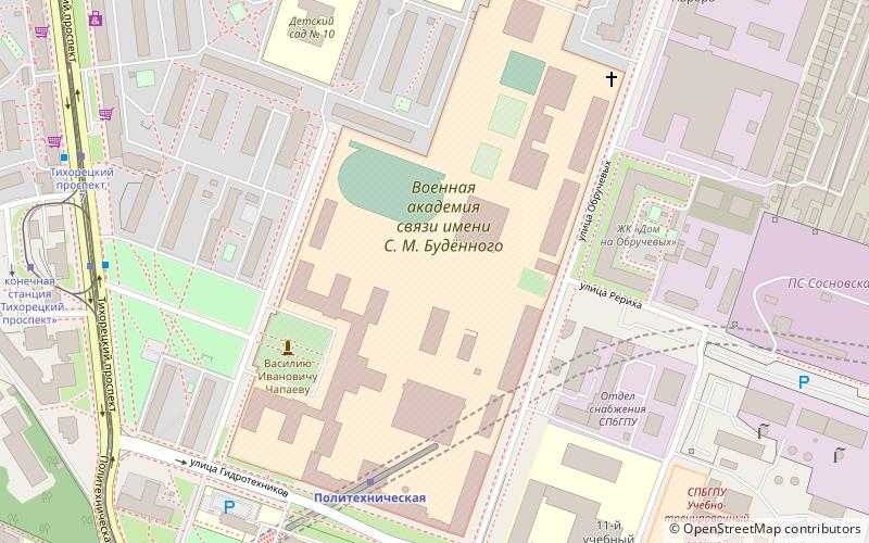Militärakademie der Fernmeldetruppe, S. M. Budjonny location map