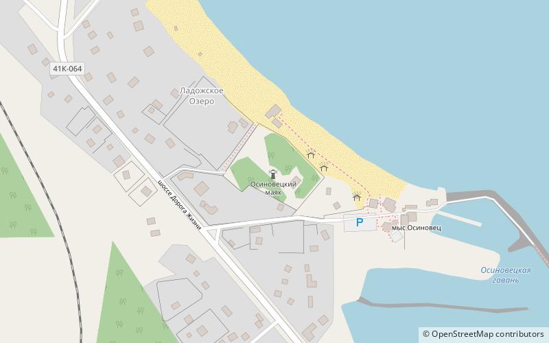 Leuchtturm Ossinowezki location map