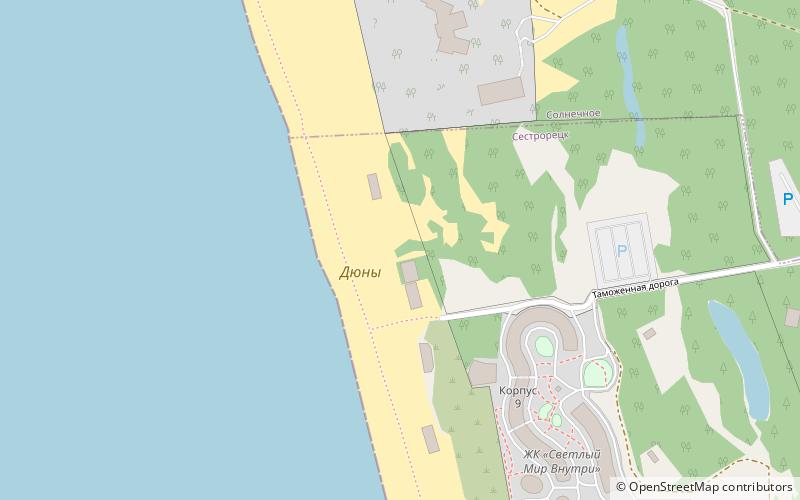 Dunes location map