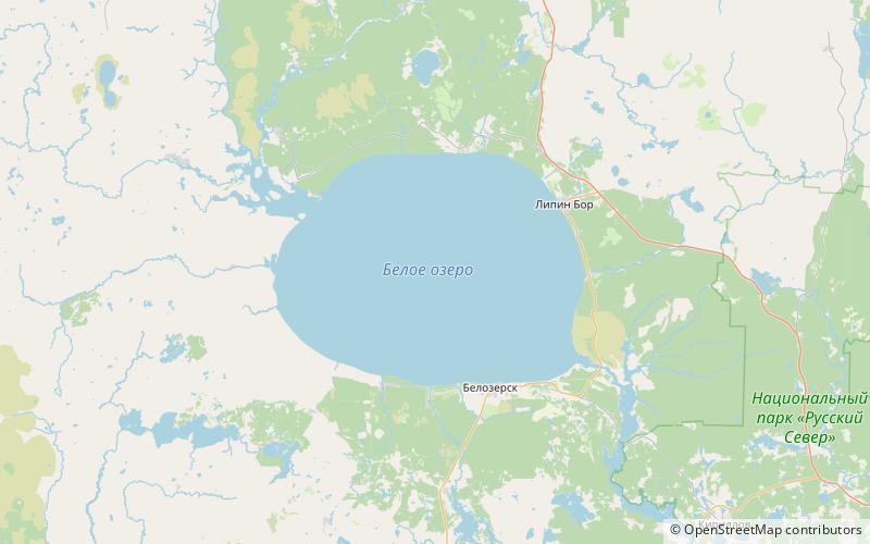 Lake Beloye location map