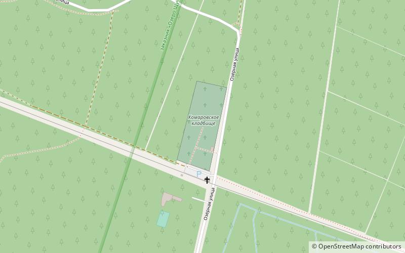 Komarovsky cemetery location map