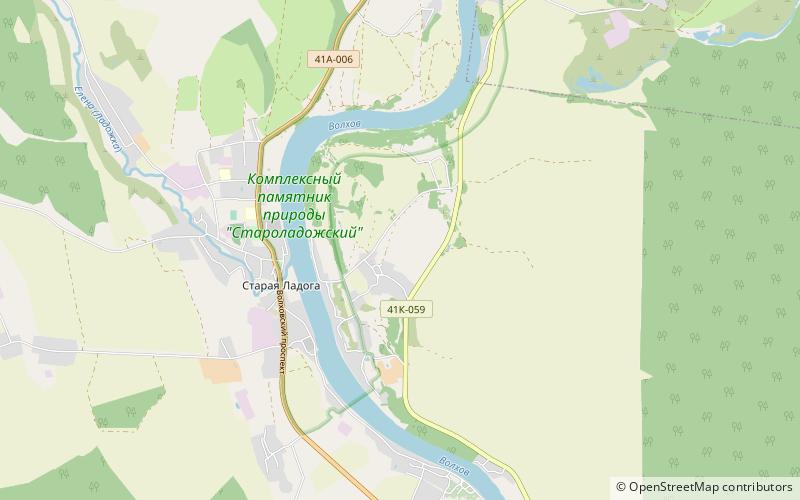 lyubsha stara ladoga location map