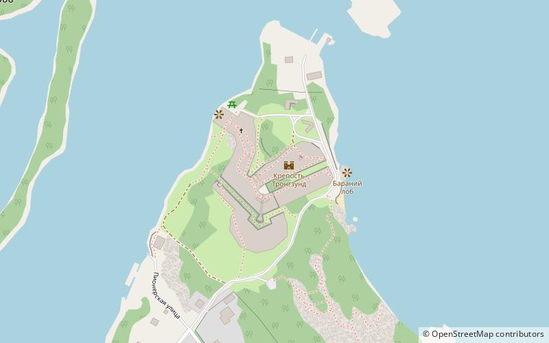 Trångsund Fortress location map