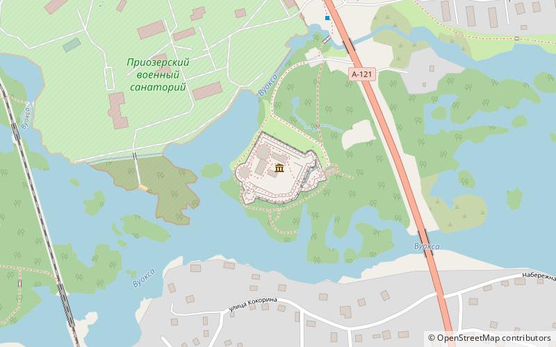 krepost korela priozersk location map