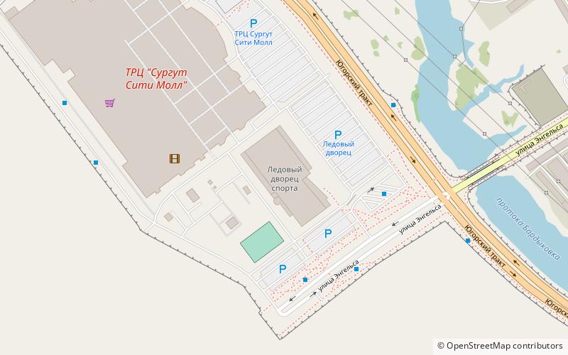 ledovyj dvorec sporta surgut location map