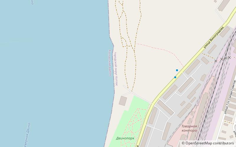 city beach kotlas location map